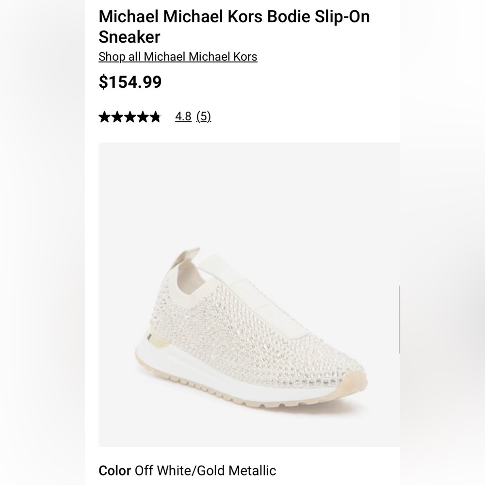 NEW Michael Michael Kors Bodie Slip-On Sneaker